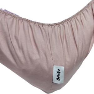 Prześcieradło z Gumką do Łóżeczka 100% Bawełna Różowe 120x60 cm